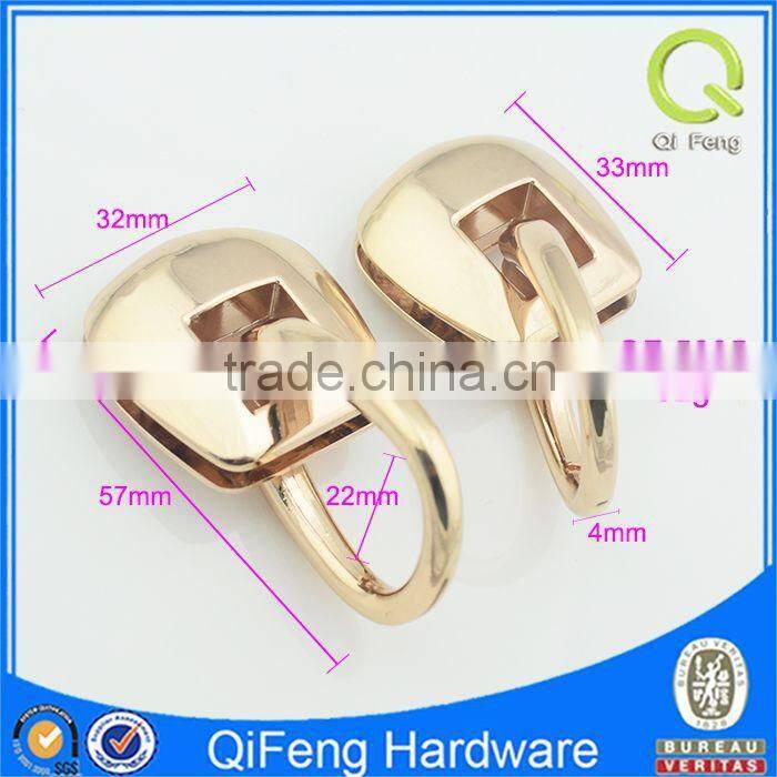 QF-5005 light gold metal accessory for bag