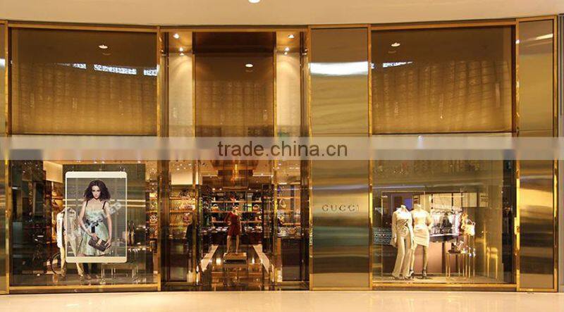 Transparent LED display glass wall window transparent led video screen