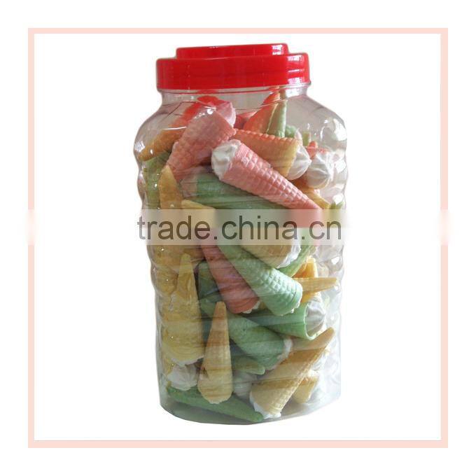 wholesale bulk halal marshmallow cener filled strawberry jam with ice cream pacakge