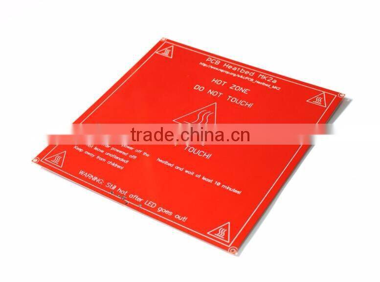 Red PCB Heated Heat bed Heatbed MK2B Upgraded MK2A for Mendel RepRap CNC 3D printer Hot Bed HotBed Support 12V 24V