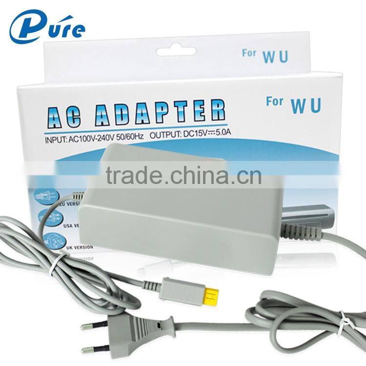 Power Supply Universal 100 - 240V AC Adapter for Wii U Console US Plug UK Plug EU Plug