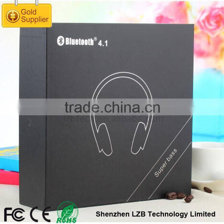 New Design for 2016 Wireless Bluetooth Stereo Headphone with 2 Ways Radio for Mobile Phones