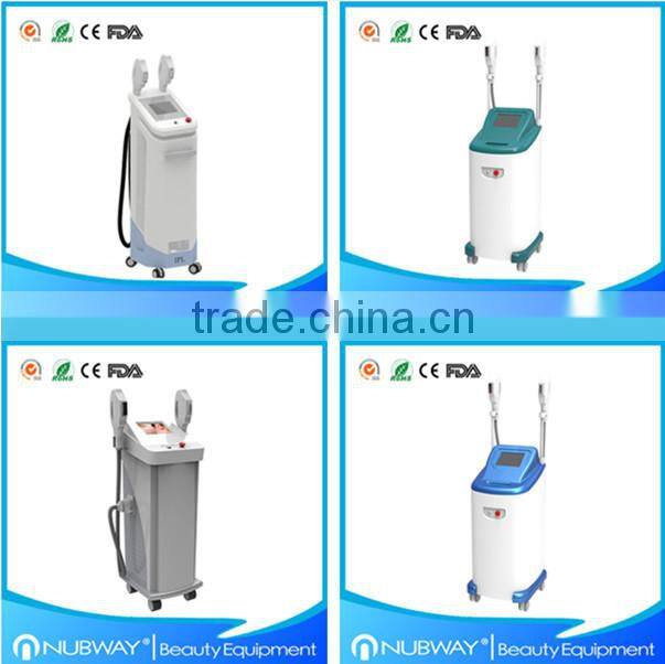 NUBWAY produced High Power 3000W e-light shr ipl system / e-light shr ipl hair removal / brown hair remover