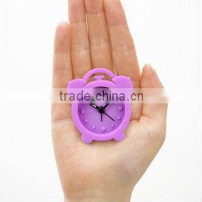 promotional item mini gift clocks protalbe Retro Silicone pillow alarm clock