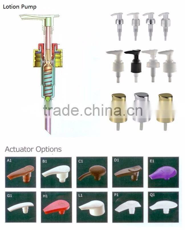High quality left-right lotion pump 24/410 28/410 for aluminum bottle