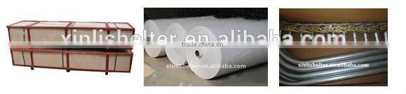Movable Steel Hangar Shed With PVC Cover