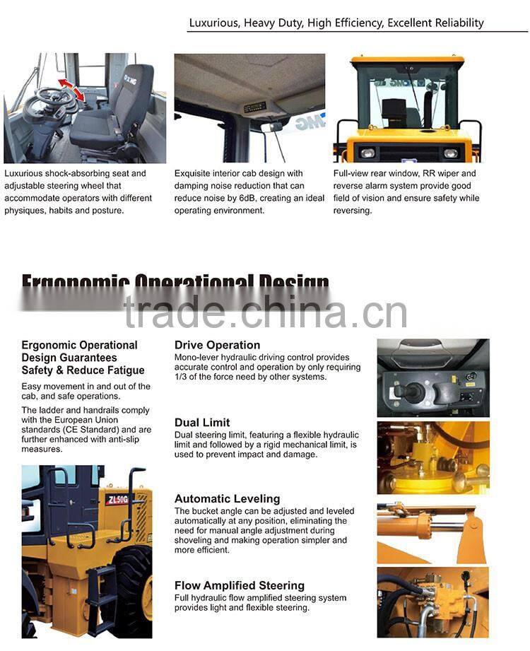 Construction Machine Front End Loader XCMG ZL50GN