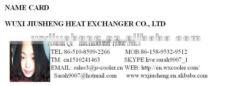 OEM and Customized Bar&plate engine part oil cooler for excavator/loader