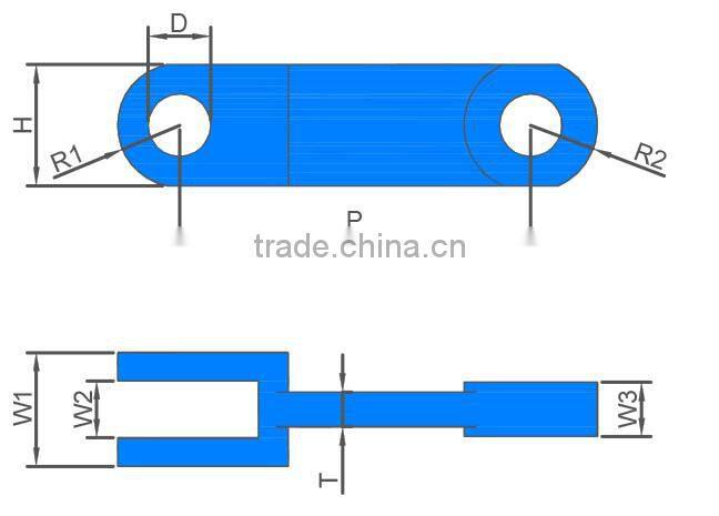 Coal mining conveyor chain with high wear resistance