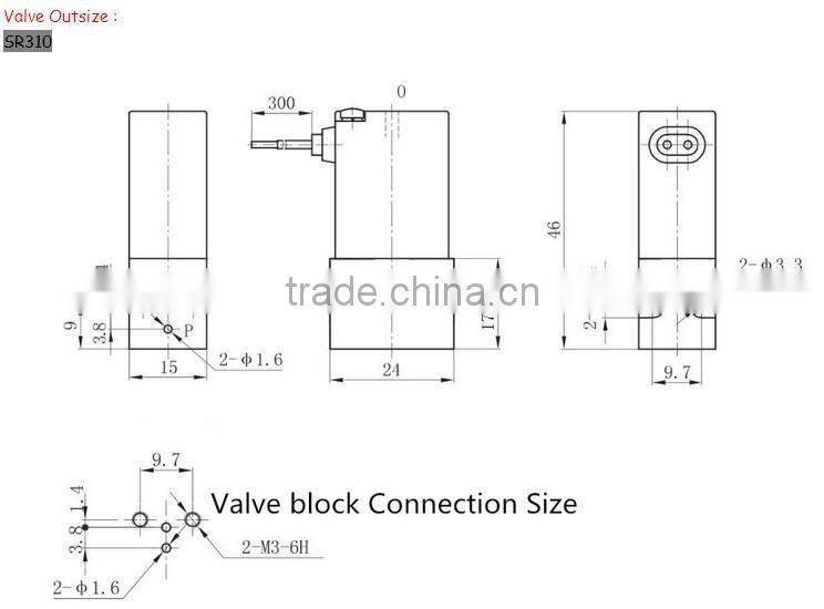 solenoid valve 3/2 way air solenoid valve 12v