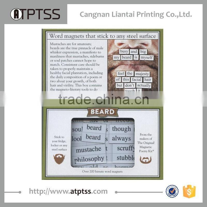 Novelty creative magnetic poetry kit