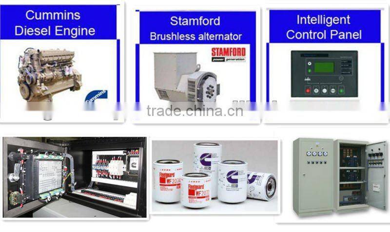 Hot sale ! 200kva Water Cooled Engine diesel generator With ATS