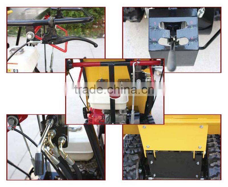 Mini dumper 400kg crawler driven garden transporter BY400 for sale