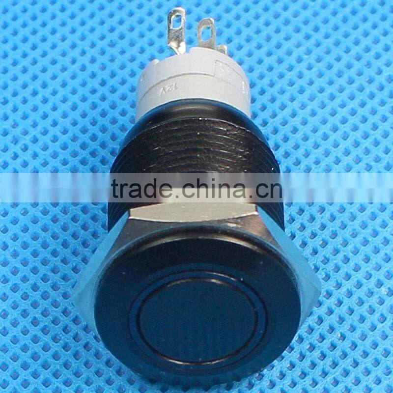 16mm illuminated metal pushbutton switch