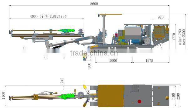 KAISHAN KJ210 the most advanced crawler mounted full hydraulic tunneling drilling rig