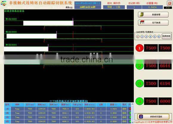 Continuous Casting Billet Automatic Cut to Length System