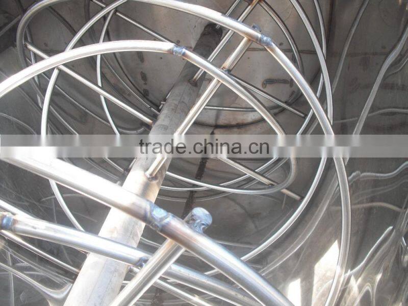 horizontal dry yeast powder mixer food industry