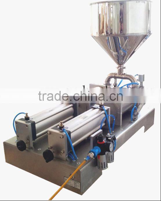 50-500ml Stainless Steel Piston Double Heads Paste Filling Machine,Honey Stick Sacue Filling Machine
