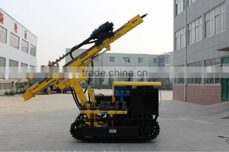 drilling rig MZ130y use for solar energy building