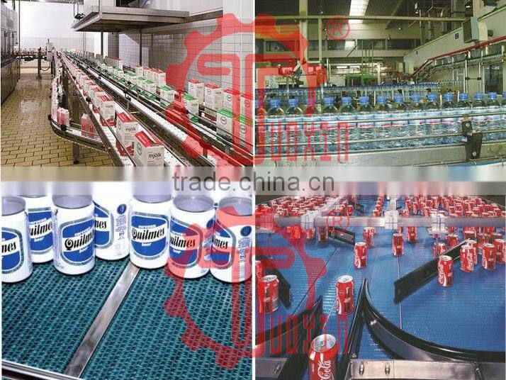 2400C Modular Radius Flush Grid With Pop-up Flights Belt