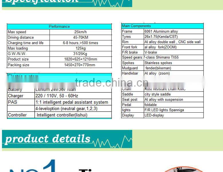 china cheapest folding electric bicycle for sell