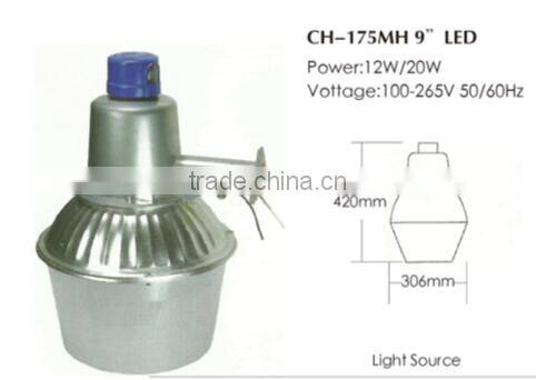 9 inch /12 inch cattage cob with PIR sensor photocontrol 12w/ 24w/50w/ 30w led street light