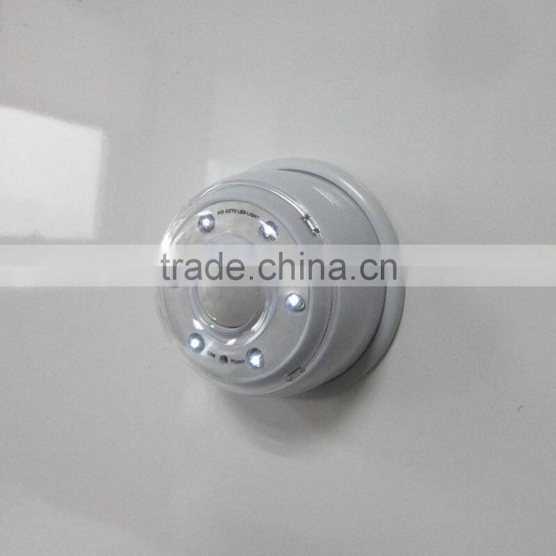 Motion Activated 6 LED Wall Sense Light With Magnet Base