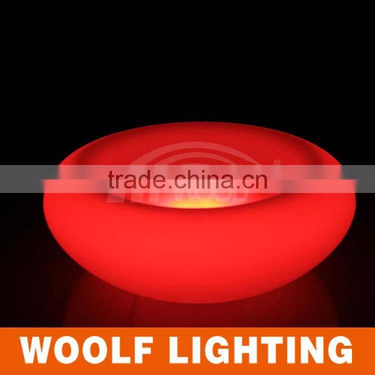 LED plastic lightweight decorative fruit pots