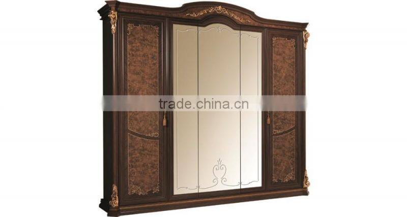 2016 NEW ARRIVAL Bisini Luxurious European Place Upholstery Bedroom Set/Gold Plated Bedroom Furniture(MOQ=1 SET)