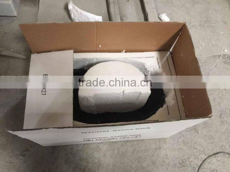 customized carrara white marble wash basin