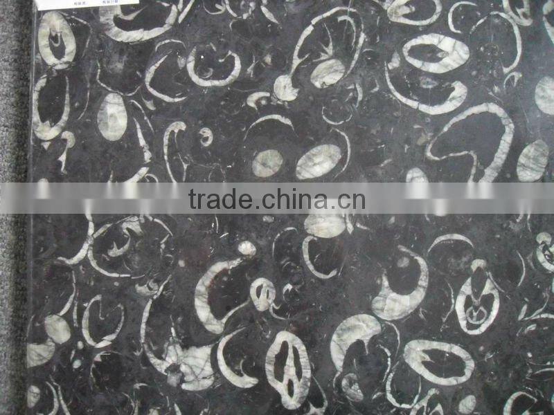 Chinese black and white granite angel flower New