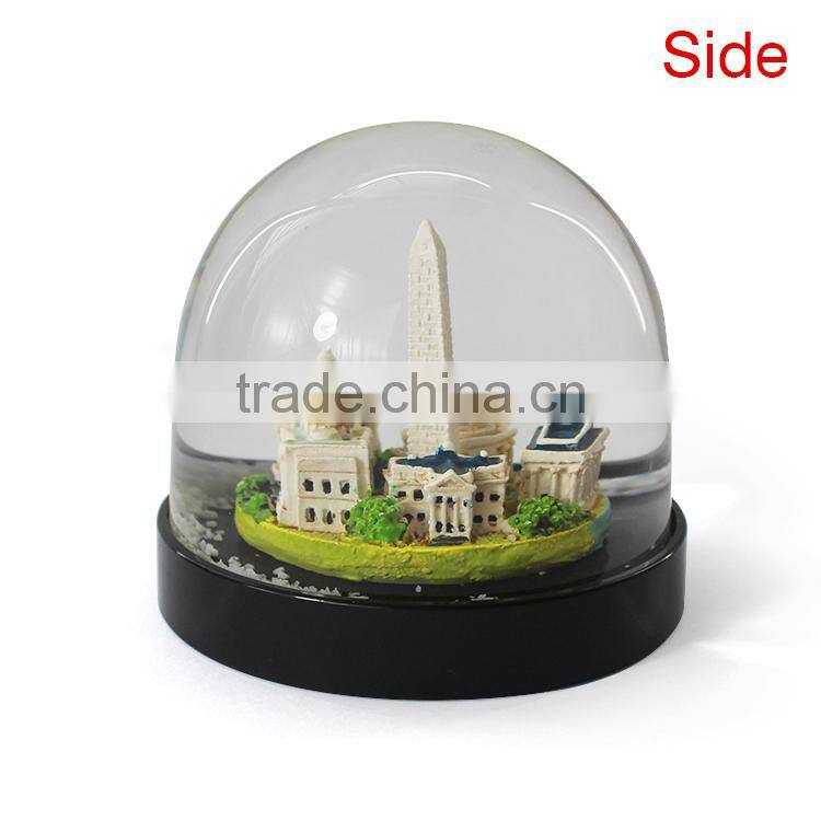 New arival resin landscape snowball