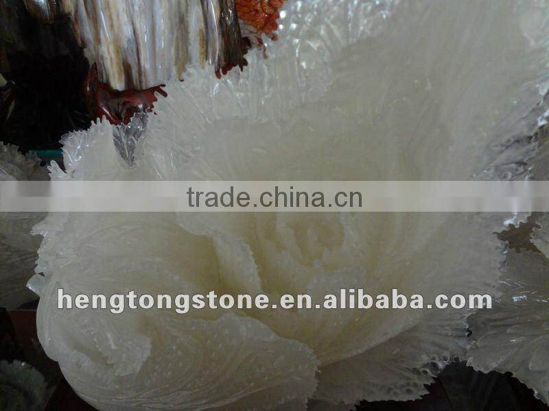 Hand Carved Cabbage Marble Craft