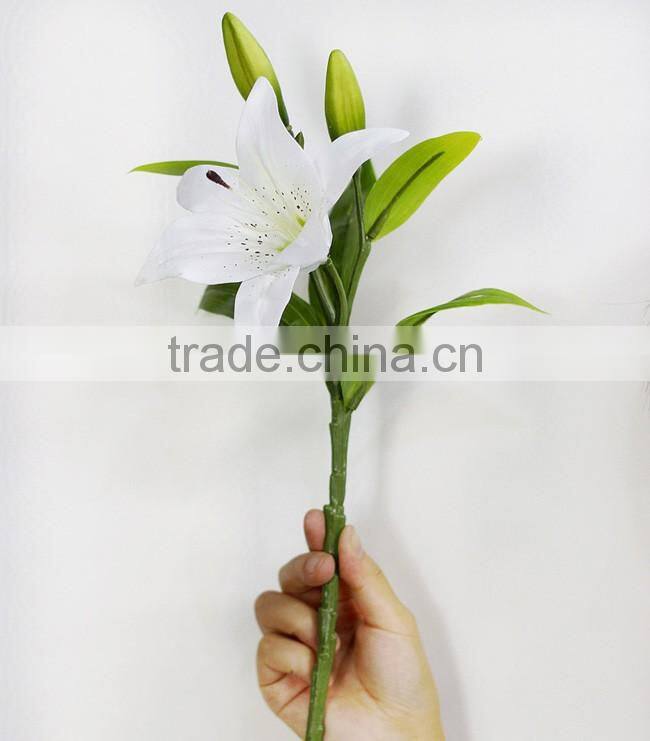 Wholesale table wedding decorative artificial lily flowers