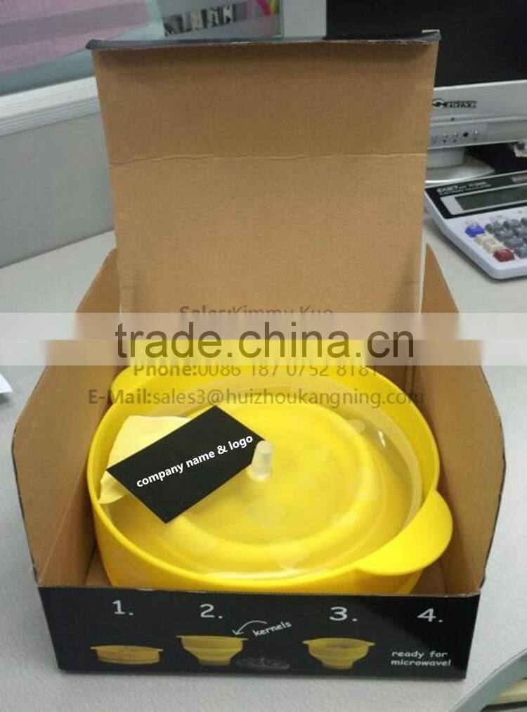 Good Quality Homemade Foldable Silicon Popcorn Popper