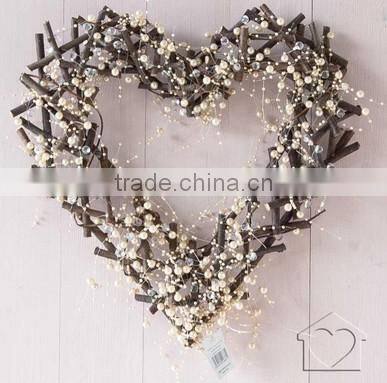 Wholesale wicker hearts for festival decoration