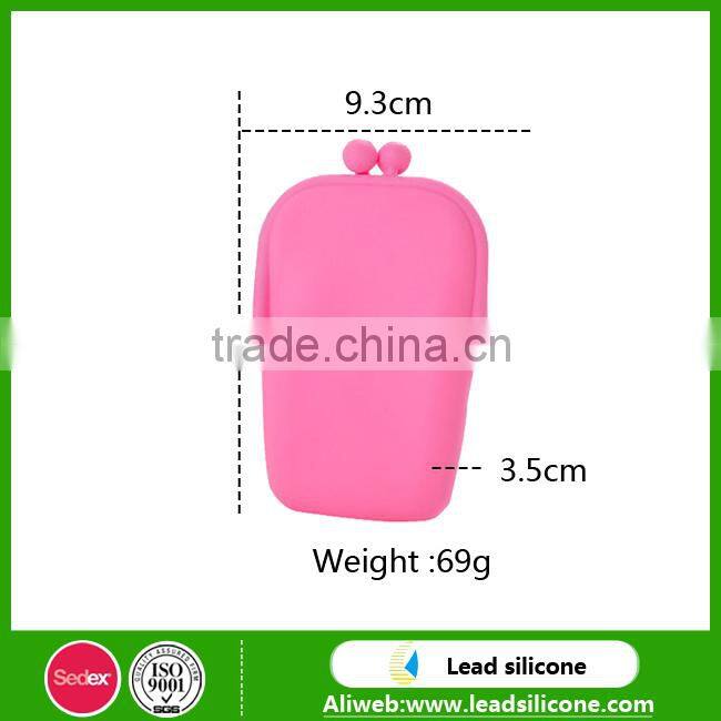 Candy Color Silicone Coin Purse, Silicone Pen Bag,Cosmetic Bags