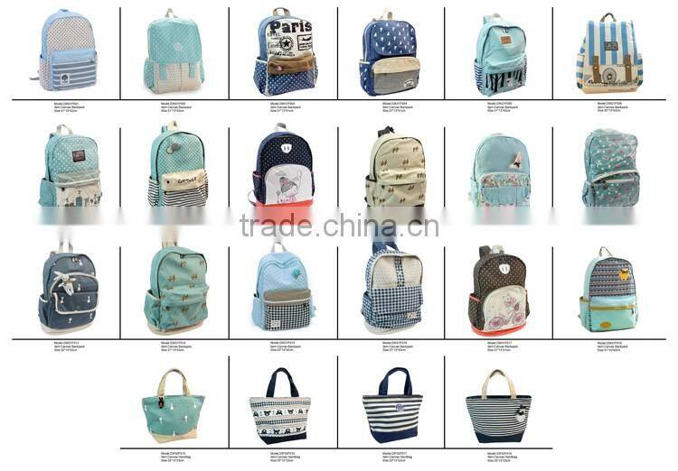 Leaper Casual Lightweight Canvas Laptop Bag/Shoulder Bag/School Backpack