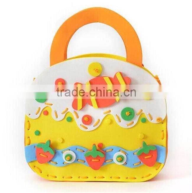 #14070704 kids diy eva bag, edustion toys