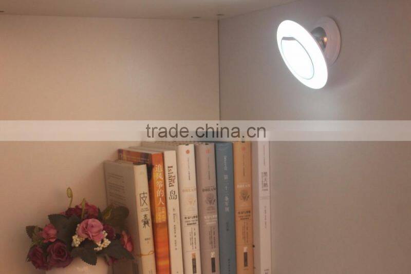 New Arrival Creative Cool UFO 360 Revolve Lighting Lamp, USB Charge LED Human Body Sensor Night Light