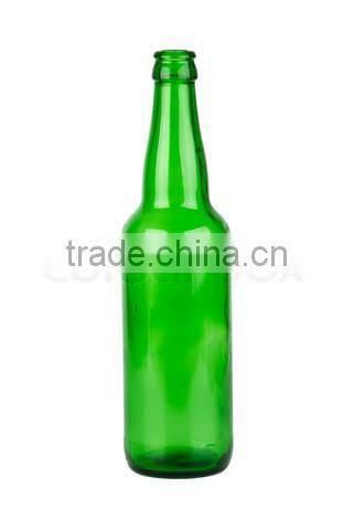 Clear/Amber color 750ml Beer Glass Bottle