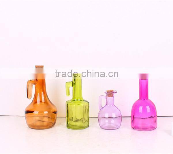 250ml glass beverage bottle with metal buckle