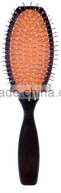 Paddle cushion plastic hair comb