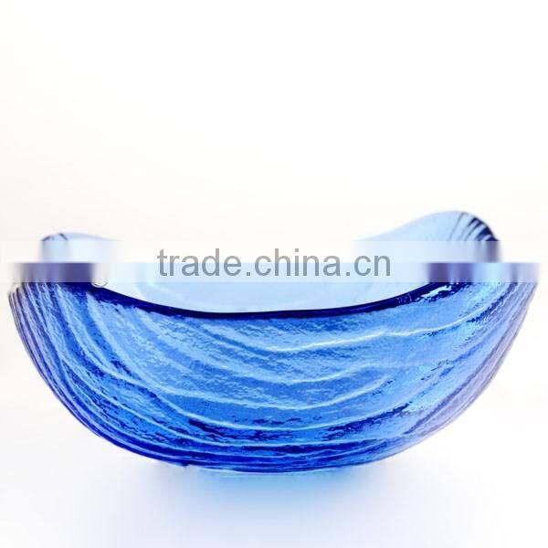 hot sale mini colorful glass bowl charger plates