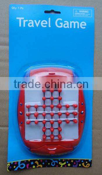 Hot selling plastic magnetic cross shaped travel board game
