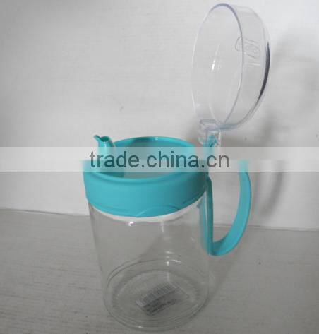 glass oil vinegar soy sauces oil dispenser with handle spout