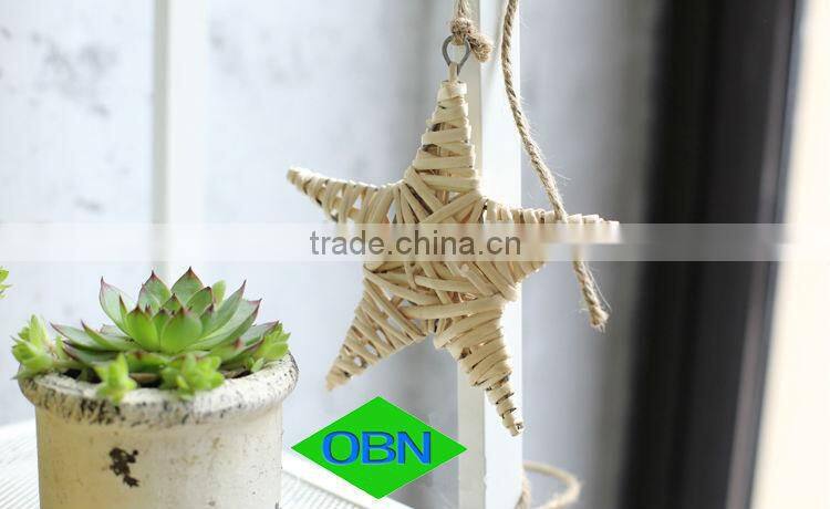 Wholesale wicker willow christmas decoration star supplier
