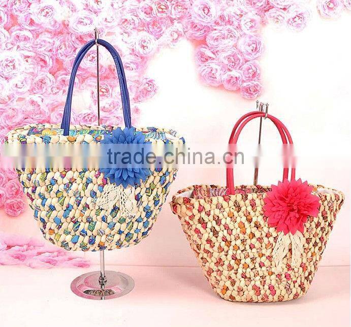 Cheap straw beach bag
