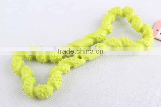 TPR pet toy in bone shape / dog toy