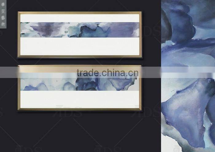 New Design Glass Group Painting Natural Scenery for Home Decoration